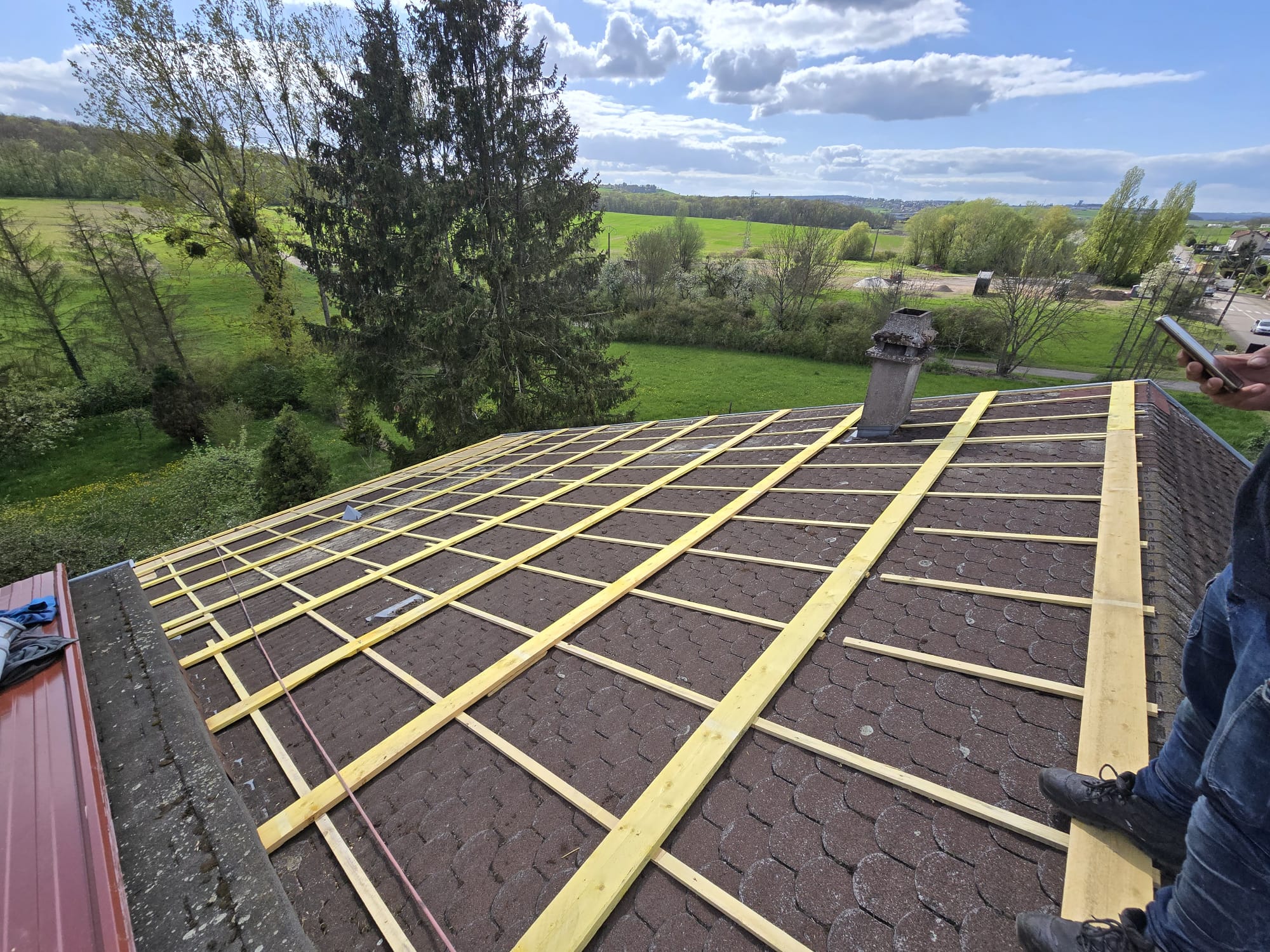 Réalisation toiture — Artisan Couvreur