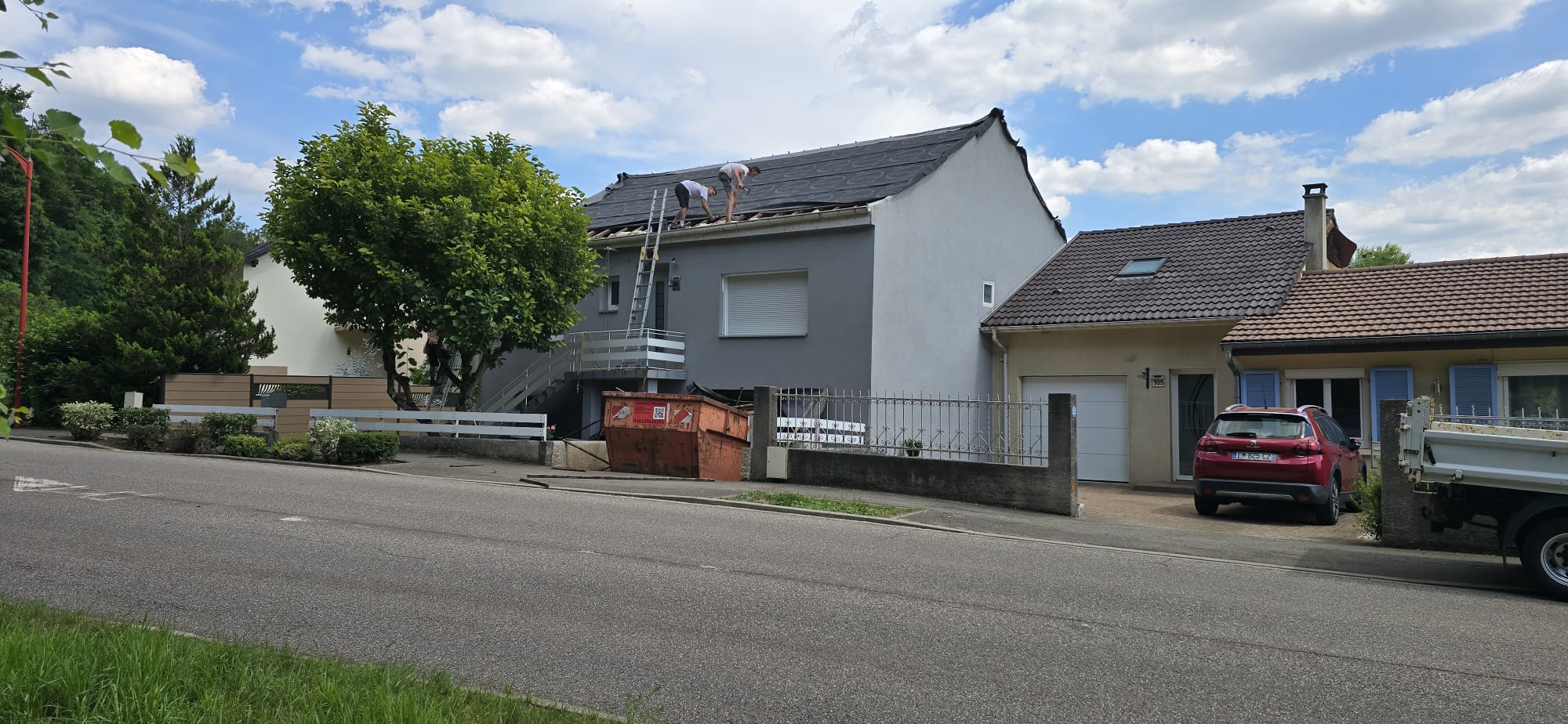 Réalisation toiture — Artisan Couvreur