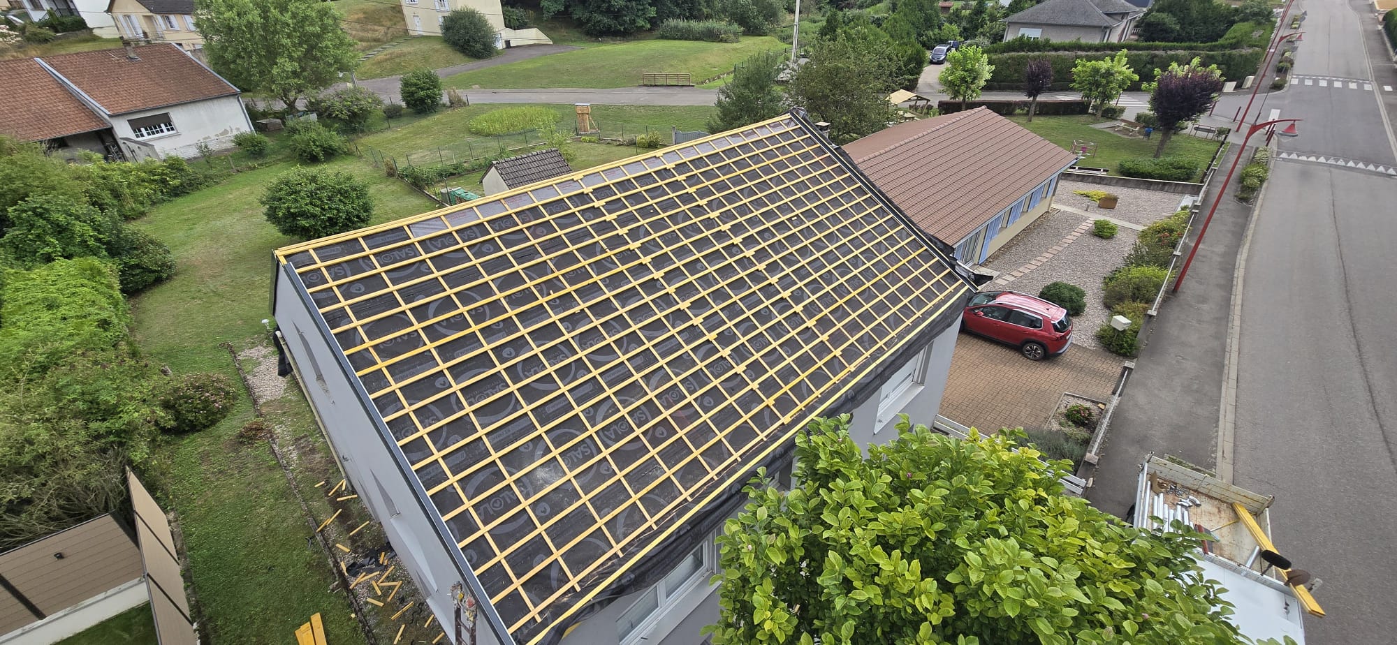 Réalisation toiture — Artisan Couvreur